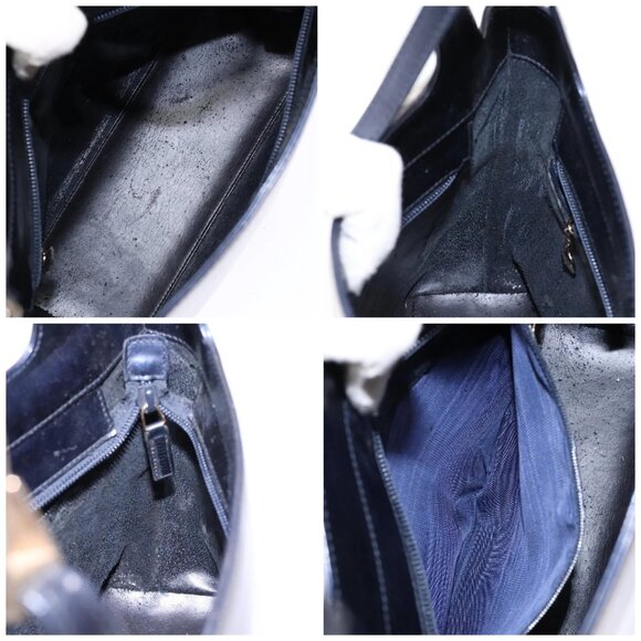 GUCCI Shoulder Bag Enamel Navy Silver Auth bs28873 - Picture 16 of 16